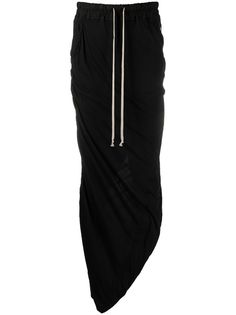 Rick Owens DRKSHDW драпированная юбка