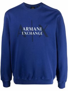 Armani Exchange пуловер с логотипом