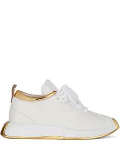 Giuseppe Zanotti кроссовки с эффектом металлик