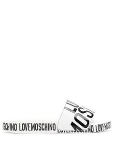 Love Moschino шлепанцы с логотипом