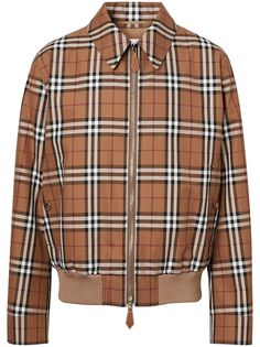 Burberry куртка Harrington в клетку