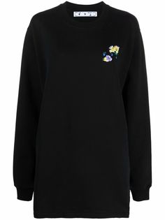 Off-White платье-толстовка с логотипом Arrows