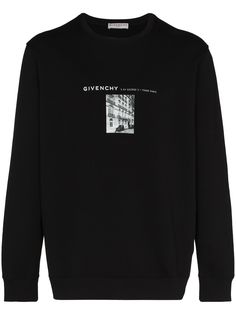 Givenchy толстовка с круглым вырезом и логотипом