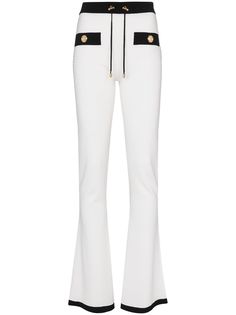 Balmain спортивные брюки с завышенной талией