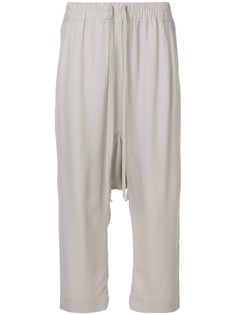 Rick Owens брюки с заниженной посадкой