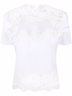 Ermanno Scervino футболка с кружевной отделкой
