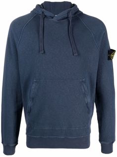 Stone Island худи с нашивкой-логотипом