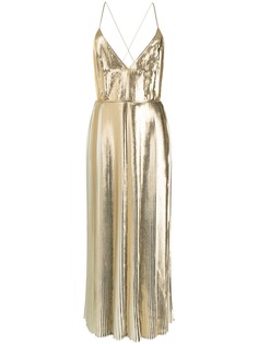 Valentino коктейльное платье с плиссировкой