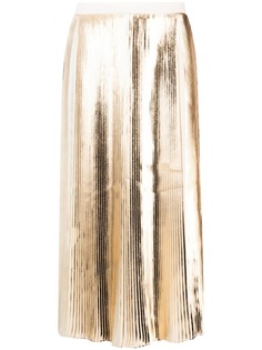 Valentino плиссированная юбка миди