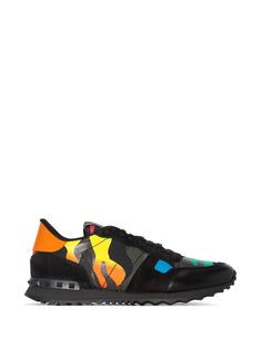 Valentino Garavani кроссовки Rockrunner с камуфляжным принтом