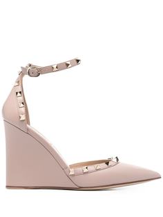 Valentino Garavani туфли Rockstud с заостренным носком