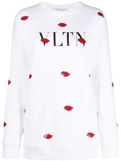 Valentino толстовка Le Rouge с логотипом VLTN