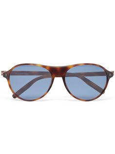 Ermenegildo Zegna солнцезащитные очки в круглой оправе
