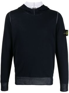 Stone Island худи с нашивкой-логотипом
