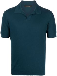 Ermenegildo Zegna трикотажная рубашка поло с короткими рукавами