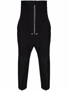 Rick Owens брюки строгого кроя с молниями