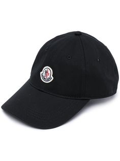 Moncler бейсболка с нашивкой-логотипом
