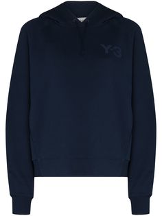 Y-3 худи с кулиской и логотипом