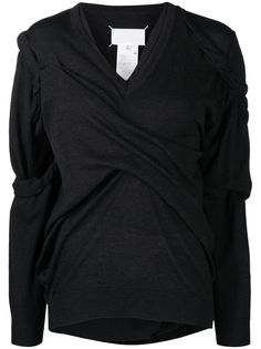 Maison Margiela джемпер с V-образным вырезом