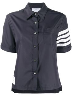 Thom Browne рубашка с короткими рукавами и полосками 4-Bar