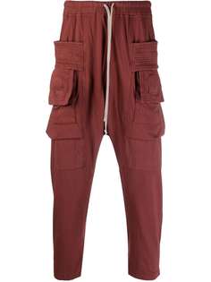 Rick Owens DRKSHDW укороченные брюки карго