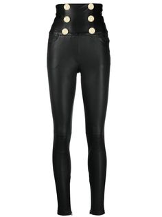 Balmain брюки с завышенной талией
