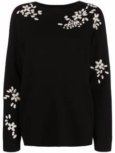 Ermanno Scervino джемпер с цветочной вышивкой