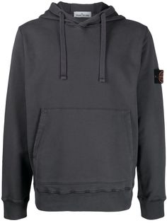 Stone Island худи с нашивкой-логотипом