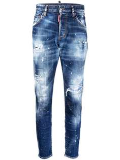 Dsquared2 джинсы с эффектом потертости