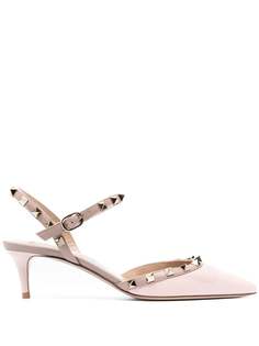 Valentino Garavani туфли Rockstud с ремешком на пятке