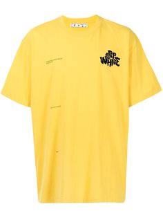 Off-White футболка с логотипом