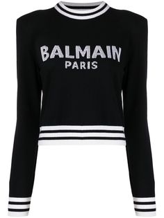 Balmain джемпер с логотипом