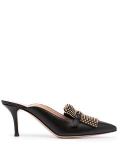 Gianvito Rossi мюли с заостренным носком и заклепками