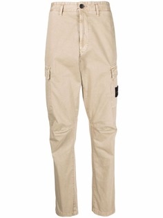 Stone Island брюки карго с нашивкой-логотипом