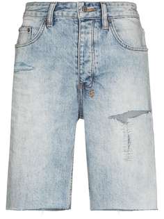Ksubi джинсовые шорты Brooklyn с прорезями