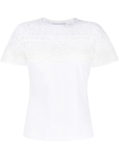 Ermanno Scervino футболка с английской вышивкой