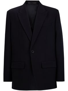 Valentino однобортный пиджак строгого кроя