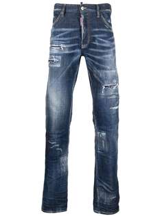 Dsquared2 джинсы bootcut с эффектом потертости