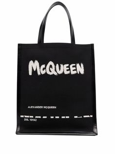 Alexander McQueen сумка-тоут с логотипом