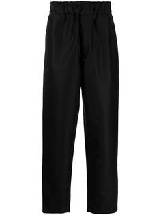 Jil Sander прямые брюки с эластичным поясом