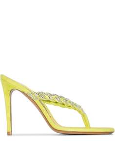 Alexandre Vauthier босоножки Jojo 100 с кристаллами