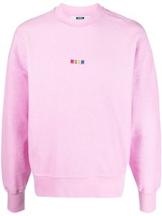 MSGM толстовка с вышитым логотипом