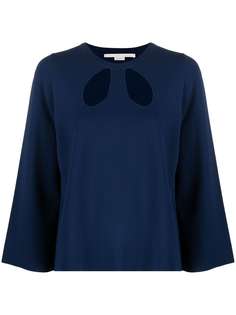 Stella McCartney трикотажная блузка с вырезами