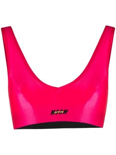 MSGM укороченный топ с логотипом