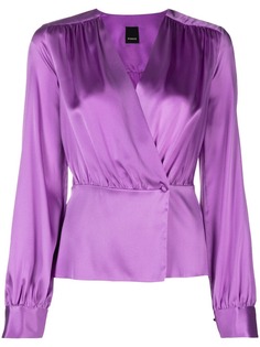 Pinko блузка с V-образным вырезом
