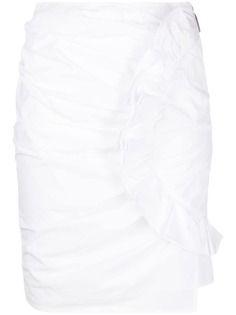 MSGM юбка асимметричного кроя с завышенной талией