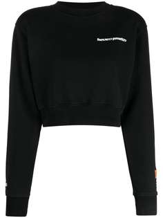 Heron Preston укороченная толстовка с логотипом