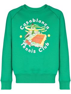 Casablanca толстовка с принтом Tennis Club Island