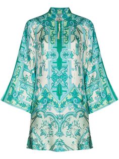 Etro платье мини с абстрактным принтом