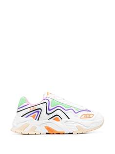 MSGM кроссовки со вставками